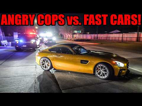 ANGRY COPS SWARM WILD CAR MEET FOR NO REASON! (FAST CARS vs. COPS!)