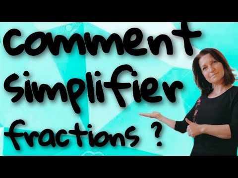 Comment simplifier les fractions niveau collège. 4ème