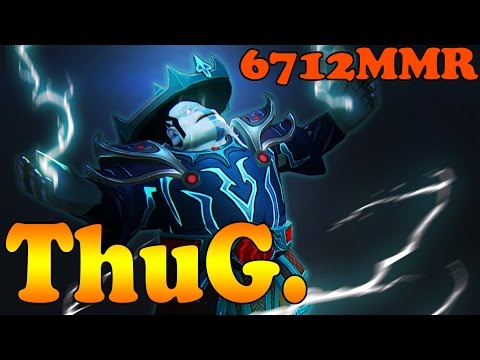 Dota 2 - ThuG. 6712 MMR Plays Storm Spirit Vol 1# - Ranked Match Gameplay!