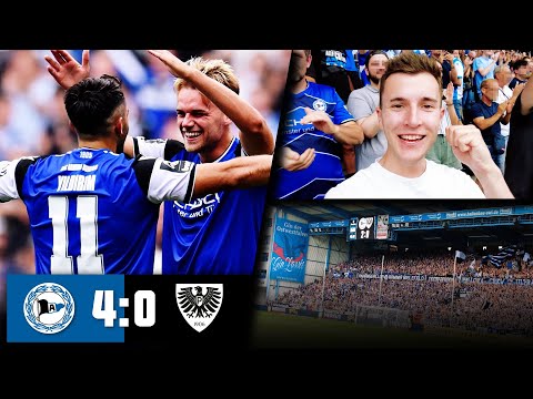 BIELEFELD vs MÜNSTER 4:0 Stadion Vlog 🔥 Derby in der 3. Liga! Deutlicher Sieg auf der Alm!