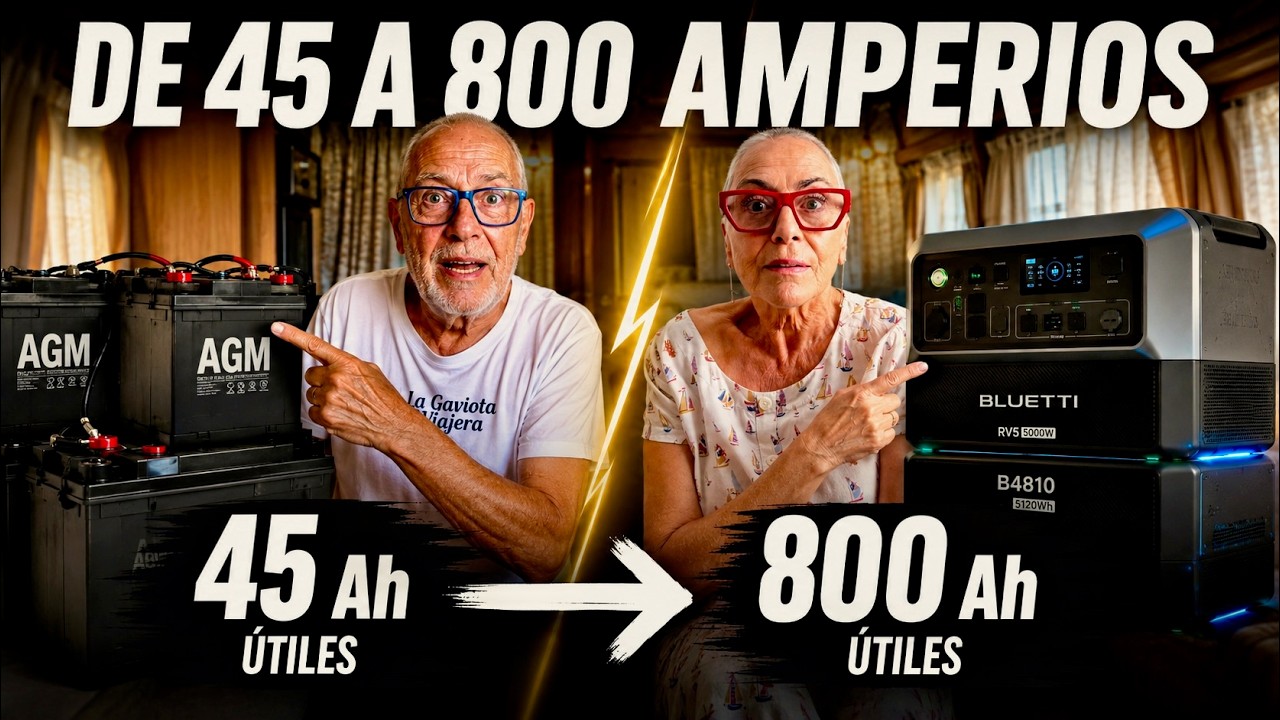 PASAMOS DE 45 Ah ÚTILES A 800 Ah: la instalación de energía con la que soñábamos #352