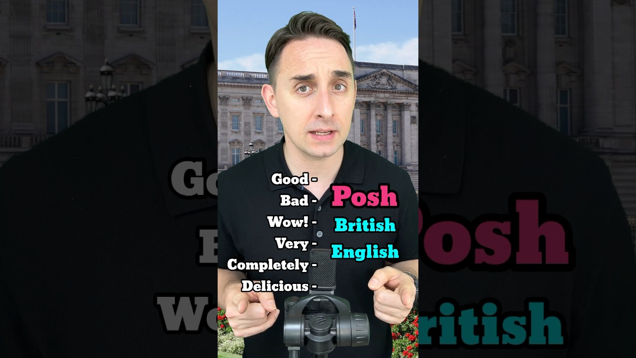 Try these posh British English words! #learnenglish #english #britishenglish #영어공부 #vocabulary