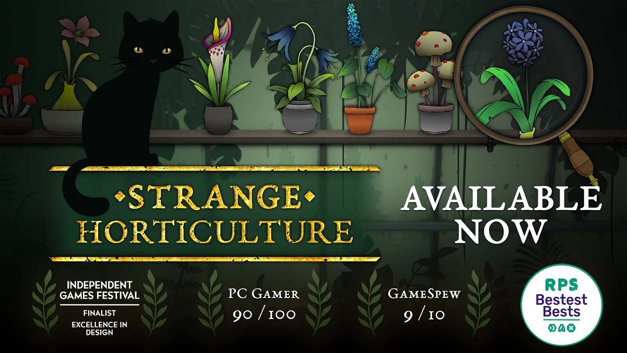 Strange Horticulture launch trailer teaser