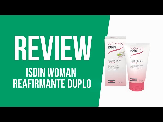 Vídeo relacionado con ISDIN Woman Reafirmante, Crema Corporal Reafirmante, Reafirma, Remodela y Tonifica la Piel, 200 ml