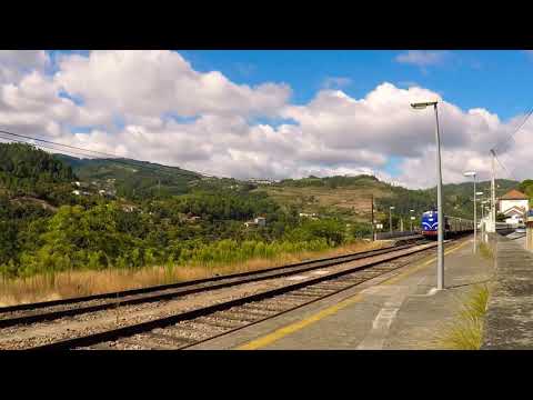 CP 1455 + 5 carruagens Schindler, linha do Douro
