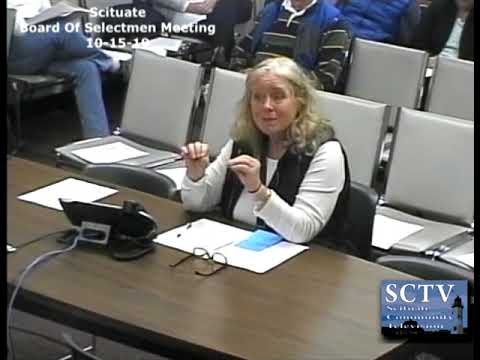 Scituate Board Of Selectmen Meeting - 10/15/19