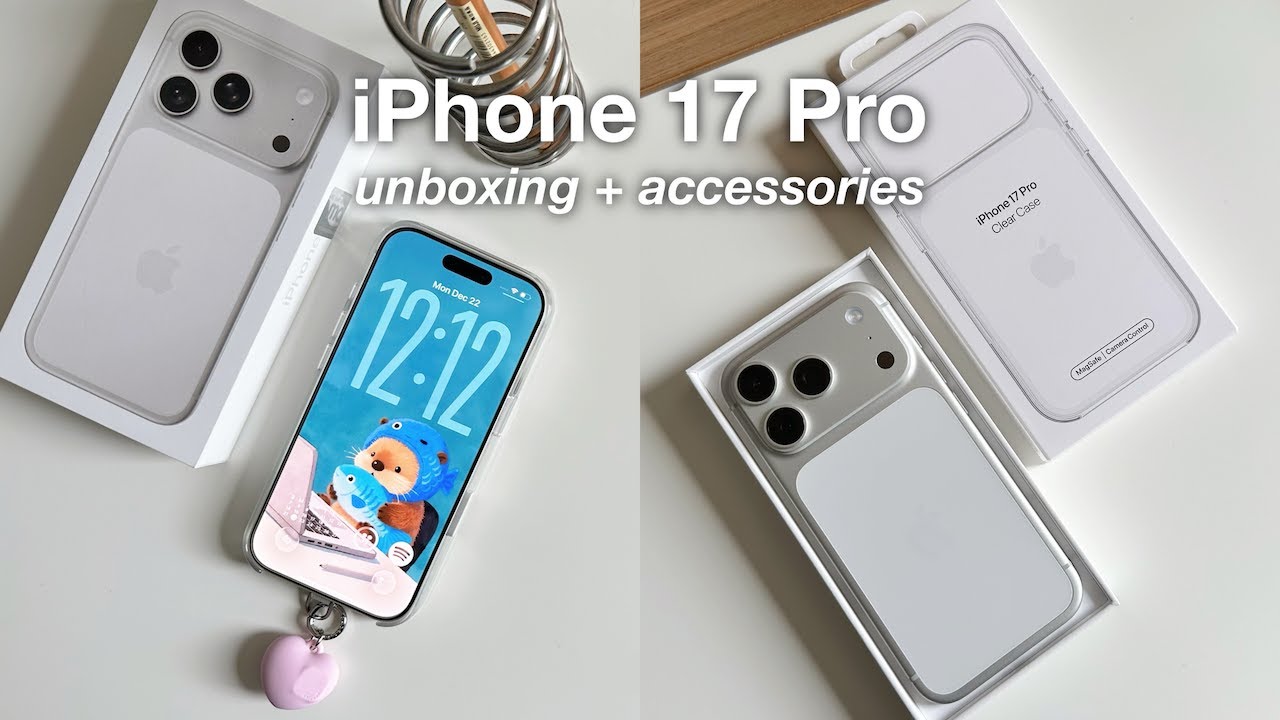 Miniatura da avaliação em vídeo de Smartphone Apple iPhone 17 Pro 256 GB Laranja Cósmico