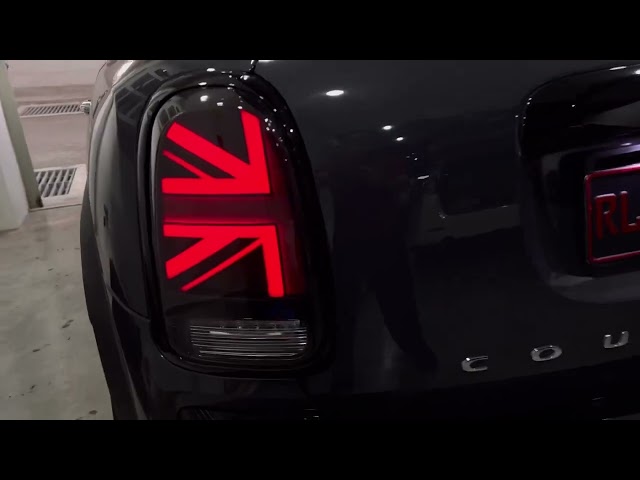 Vídeo relacionado con Mini F60 Posavasos para Coche, 3 Piezas Antideslizante Portavasos Incrustado en Adornos Posavasos para Mini Cooper Countryman F60(Union Jack Gris)