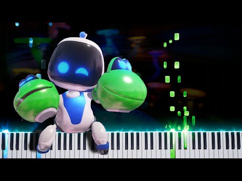 Astro Bot - Tite Mites (Crystal Cave): Piano Tutorial