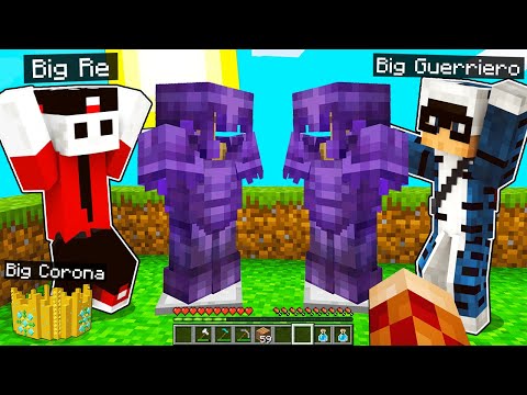 COSTRUISCO L' ARMATURA PER IL BIG RE E IL BIG GUERRIERO NELLA BIG VANILLA!!