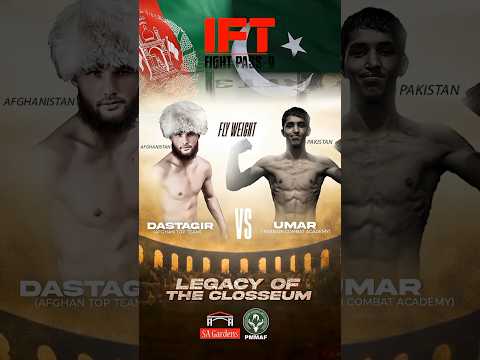 🇵🇰 vs 🇦🇫 Amateur Bout, Umer Wazir takes the WIN! 🏆Defeats Astgir Qudosi at IFT Fight Pass! #IFTMMA