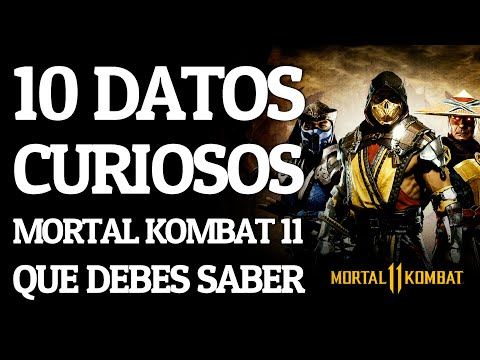 10 DATOS CURIOSOS sobre MORTAL KOMBAT 11 que DEBES SABER 🔥
