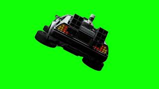 Back to The Future DeLorean Render (Greenscreen)