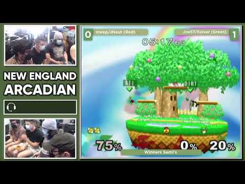NE Melee Arcadian 8 - JoeST/Kalvar (Green) vs. JNaut/meep (Red) - Melee Doubles WSF