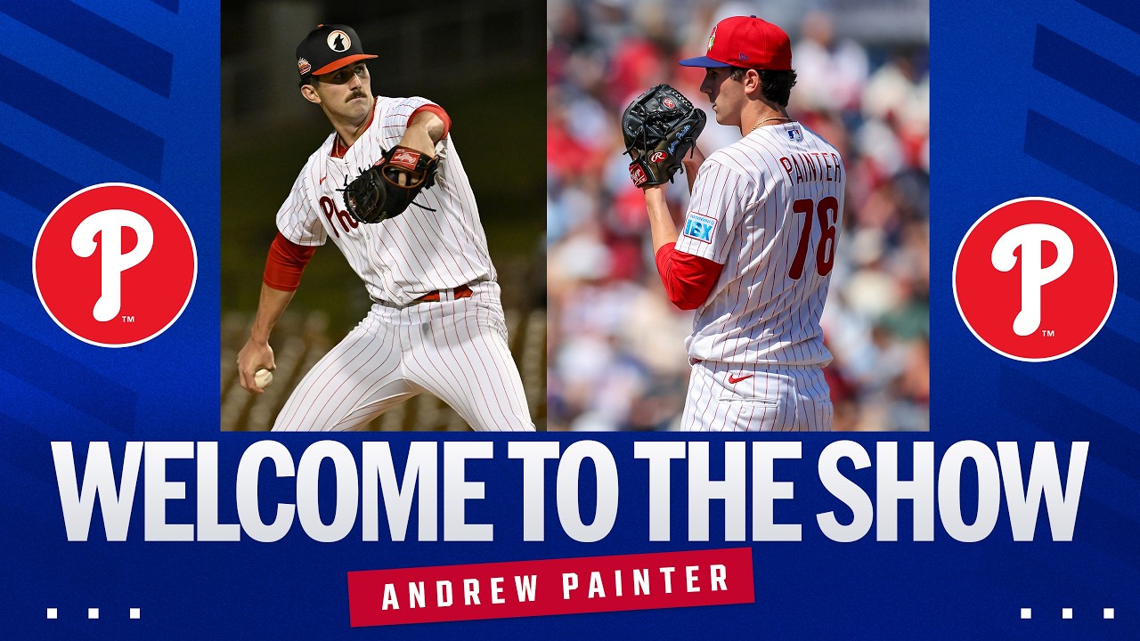 Phillies No. 2 prospect Andrew Painter gets called up to the Majors! (Road to the Show highlights!)