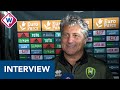 ADO-coach Brood na remise tegen Feyenoord: 'Tevreden, maximale eruit gehaald' - OMROEP WEST SPORT