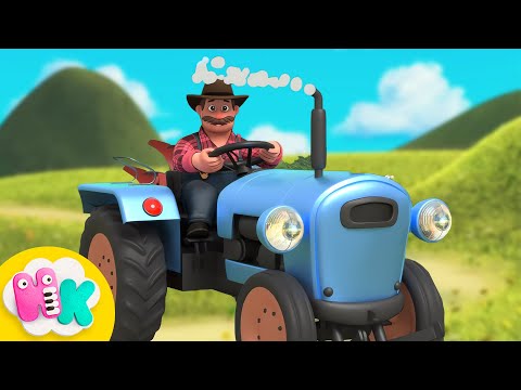Canzone del trattore | cartoni trattori per bambini | HeyKids Italiano