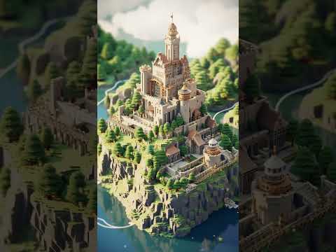 CurtisBuilds - Minecraft Castle Builds For Survival Minecraft🏰 #shorts