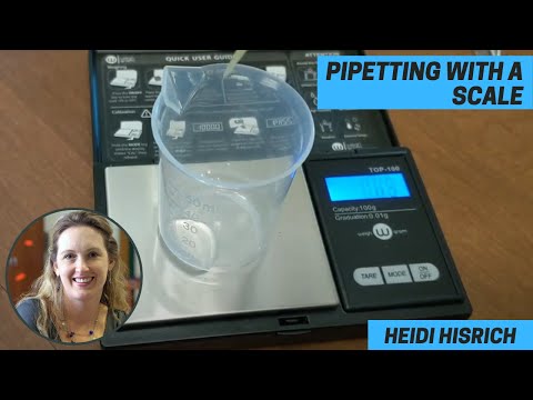 Pipetting with a Scale