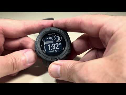 Garmin Instinct Solar | How to change fields on the face