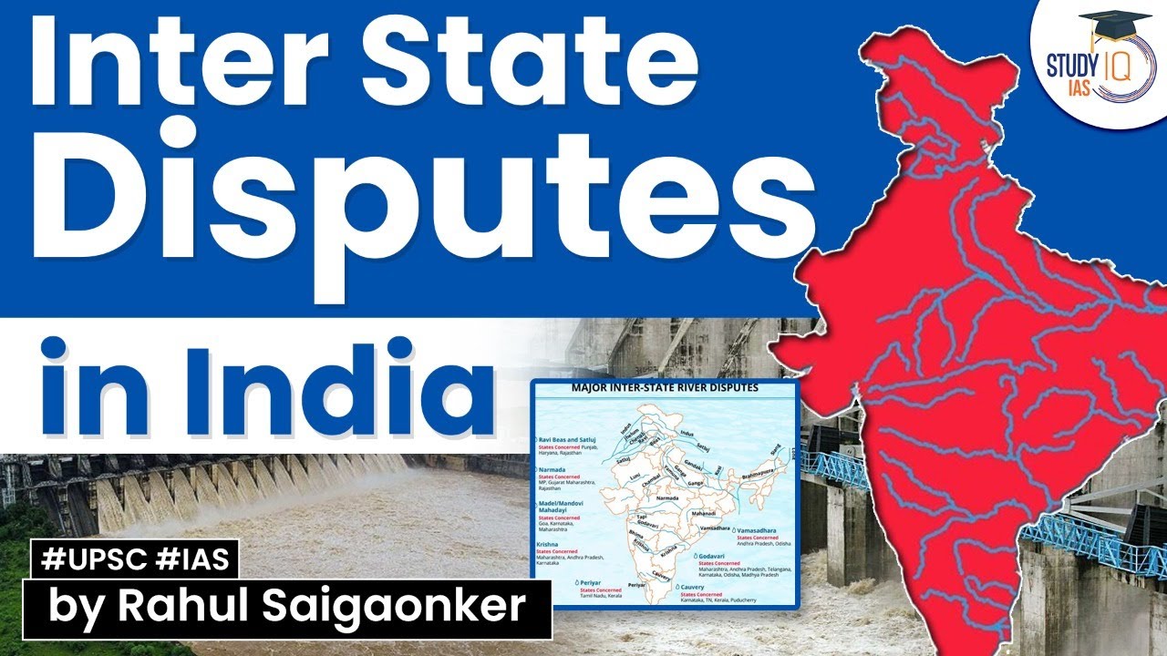Detailed breakdown of Article 262 and Inter-State Water Disputes Act 1956