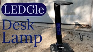 LEDGLE LED Desk Lamp, LCD, USB THIS HAS IT ALL! Unboxing & Review
