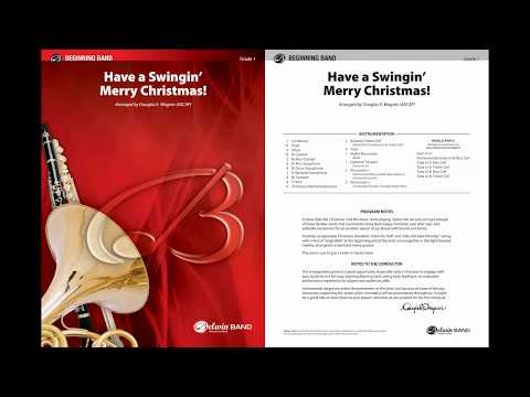 Have a Swingin' Merry Christmas!, arr. Douglas E. Wagner – Score & Sound