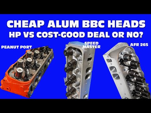 ARE LOW-$ BBC HEADS REALLY A GOOD DEAL? 1/2 THE PRICE BUT 1/2 THE HP GAINS! AFR VS SPEEDMASTER OVAL