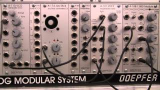 Video thumbnail for Doepfer A174 Joystick Controlled CV Audio Demonstration Part Two by Raul's World of Synths