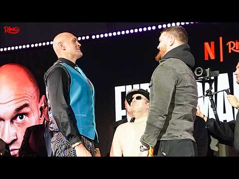 Tyson Fury FIRST FACE-OFF With Arslanbek Makhmudov | FULL KICK OFF PRESS CONFERENCE