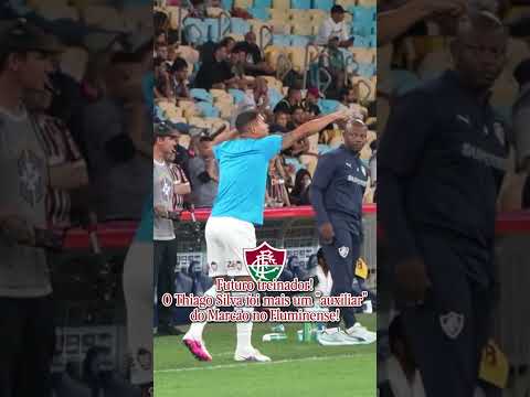 THIAGO SILVA TREINADOR: SERÁ QUE VEM AÍ NO FUTURO? ELE JÁ AUXILIOU O MARCÃO! #shorts