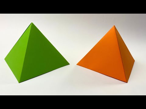 How to Make Paper Pyramid | No glue & Very Easy