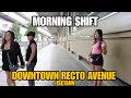 SHOCKING MORNING SHIFT IN RECTO AVENUE MANILA PHILIPPINES 4K Walking Tour