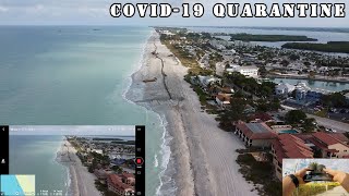 Mavic mini explores quarantined Englewood beach