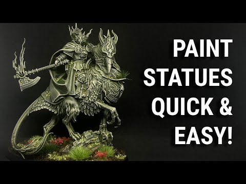 How to paint Stonecast Eternals / Statues - QUICK AND EASY