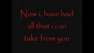 Breaking Point ... Had enough of you