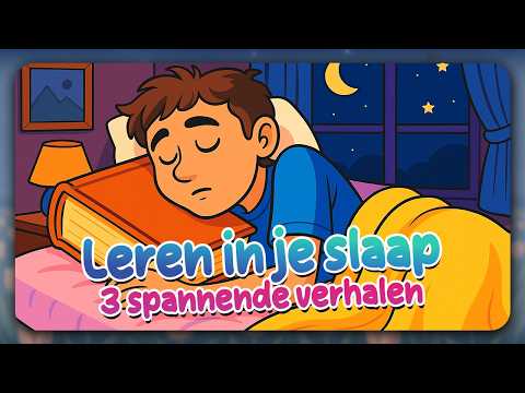 3 Verhalen om bij in slaap te vallen – Leer Nederlands in je slaap (relaxing ambient sounds)