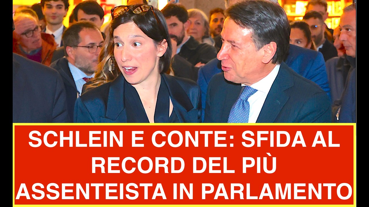 SCHLEIN E CONTE: LA SFIDA AL RECORD DEL PIÙ ASSENTEISTA IN PARLAMENTO