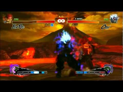 Super Street Fighter IV: Arcade Edition - Evil Ryu vs. Oni