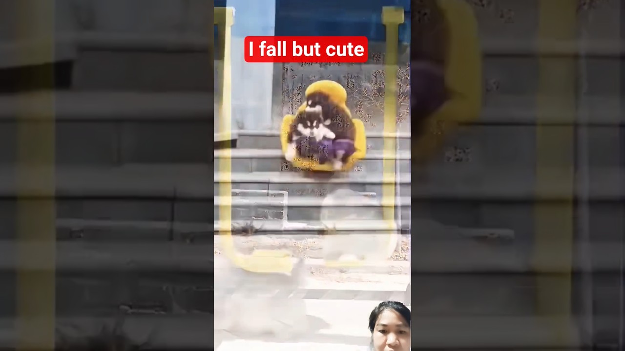 #I fall but cute