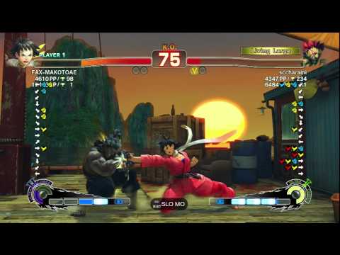 FAXgimoto [Makoto] vs. sccharami [Akuma] | SSF4 Arcade Edition