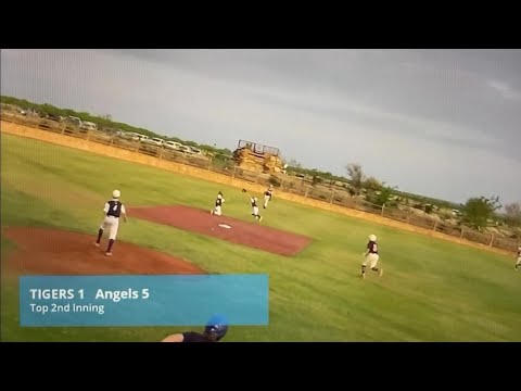 Jonas ridiculous catch and double play (4/23/22) vs. West Texas Angels - Rocker B Ranch