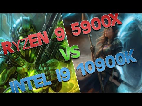 AMD Ryzen 9 5900X vs Intel i9-10900K | Games Benchmarks