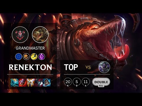 Renekton Top vs Dr. Mundo - EUW Grandmaster Patch 11.12