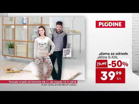 Plodine akcija Sve u pola cijene od četvrtka, 08.11.2018.