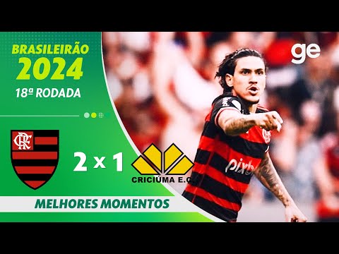 Gols e lances de Flamengo x Criciúma