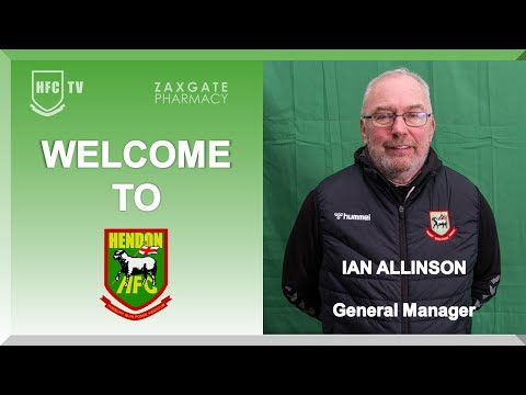 HENDON FC WELCOMES IAN ALLINSON