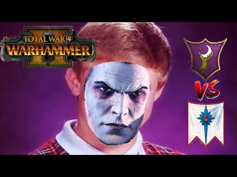 MALUS MEMEBLADE APPROACHES | Dark Elves vs High Elves - Total War Warhammer 2