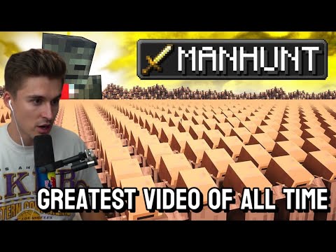 LUDWIG REACTS TO 1,000,000 VILLAGER MANHUNT | Ludwig Reacts To Grox