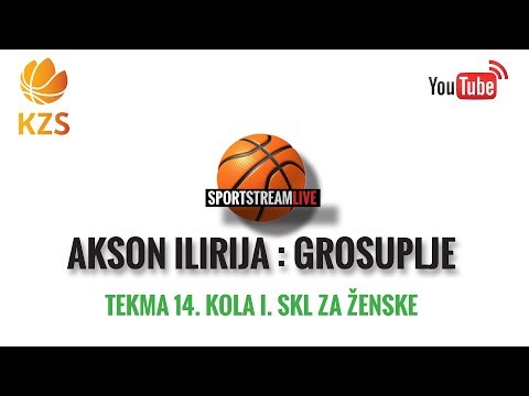 1. SKL za ženske, 14. kolo - ŽKD AKSON ILIRIJA : ŽKK GROSUPLJE